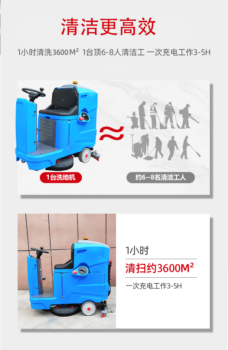 合川驾驶式洗地机更适合用在高铁站